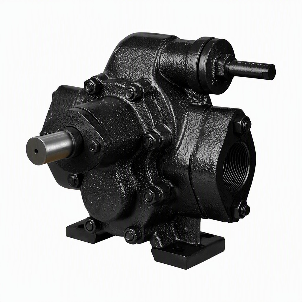 Viscous pump guide
